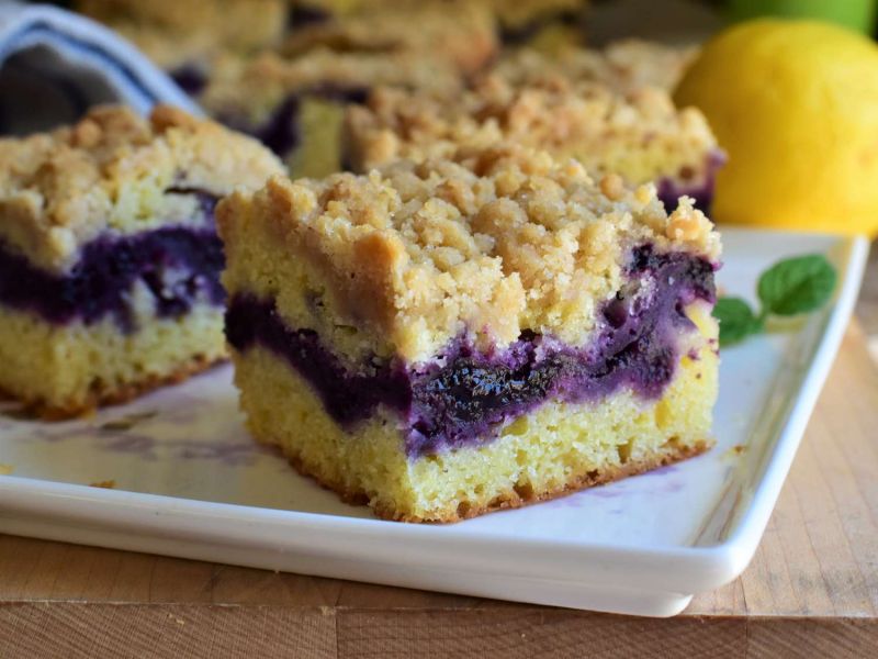 Lemon Blueberry Coffee Cake